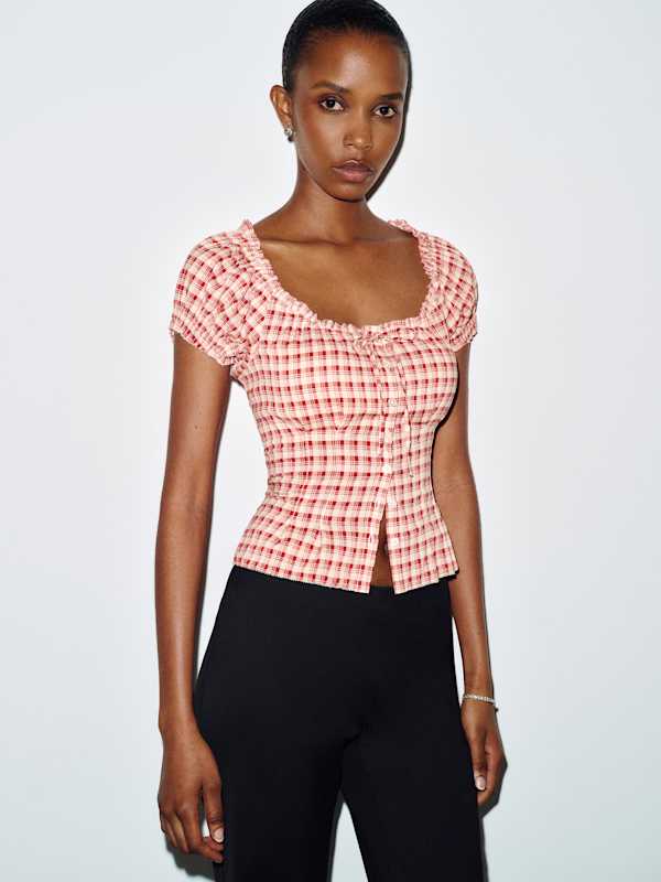 Adina Top - Sangre Check