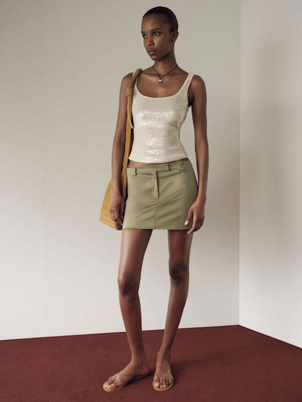 Romee Skirt - Aloe Vera