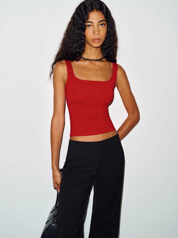 Carla Knit Top - Lipstick