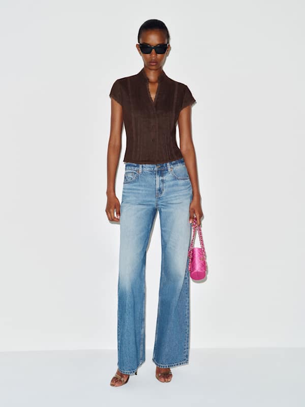 Esti Linen Top - Mole