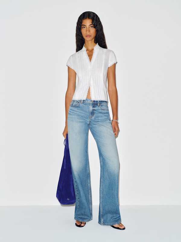 Esti Linen Top - White