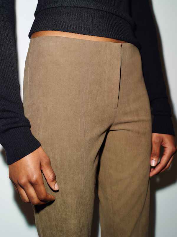 Hartley Low Rise Baby Bootcut Pant - Claystone