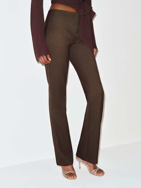 Hartley Low Rise Baby Bootcut Pant - Dark Cocoa