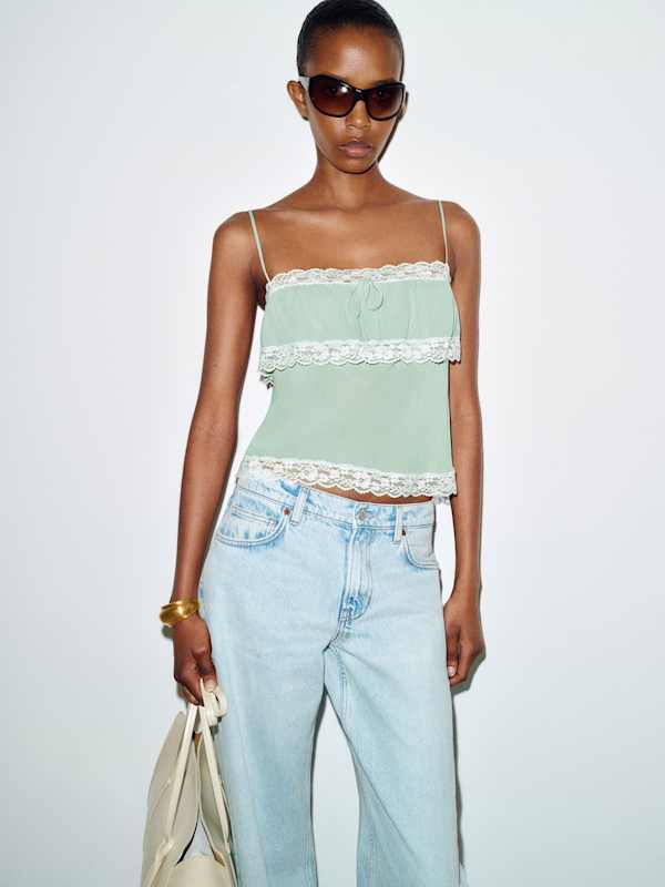 Masiey Top - Celadon