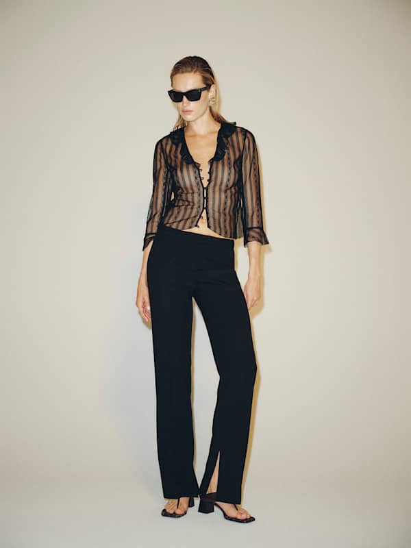 Delly Top - Black Lace