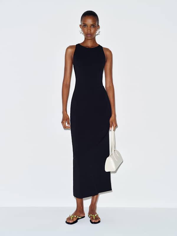 Teddi Knit Dress - Black