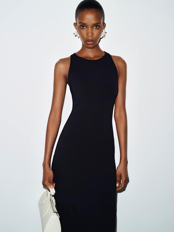 Teddi Knit Dress - Black