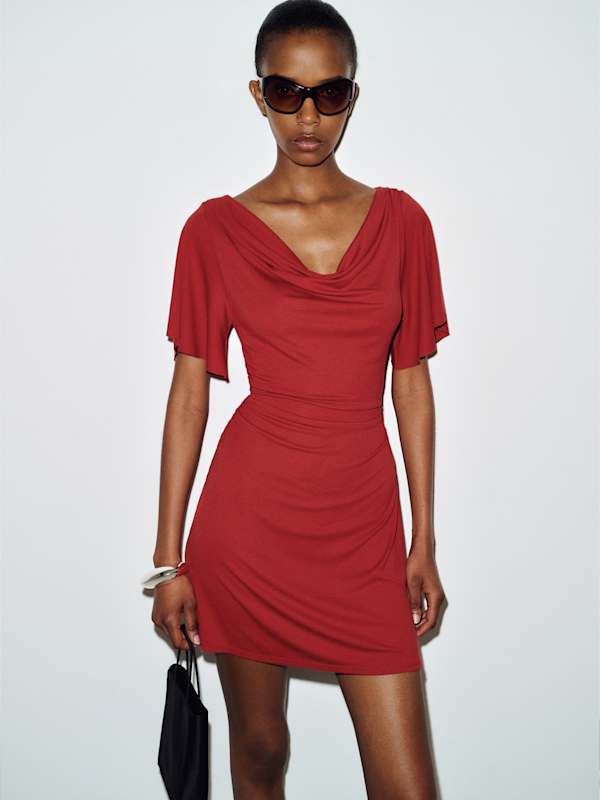 Nina Knit Dress - Garnet