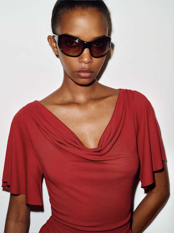 Nina Knit Dress - Garnet