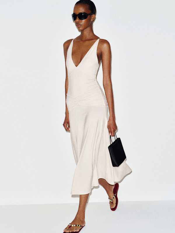 Gwen Knit Dress - Fior Di Latte