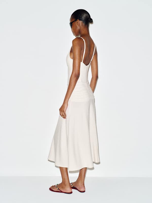 Gwen Knit Dress - Fior Di Latte