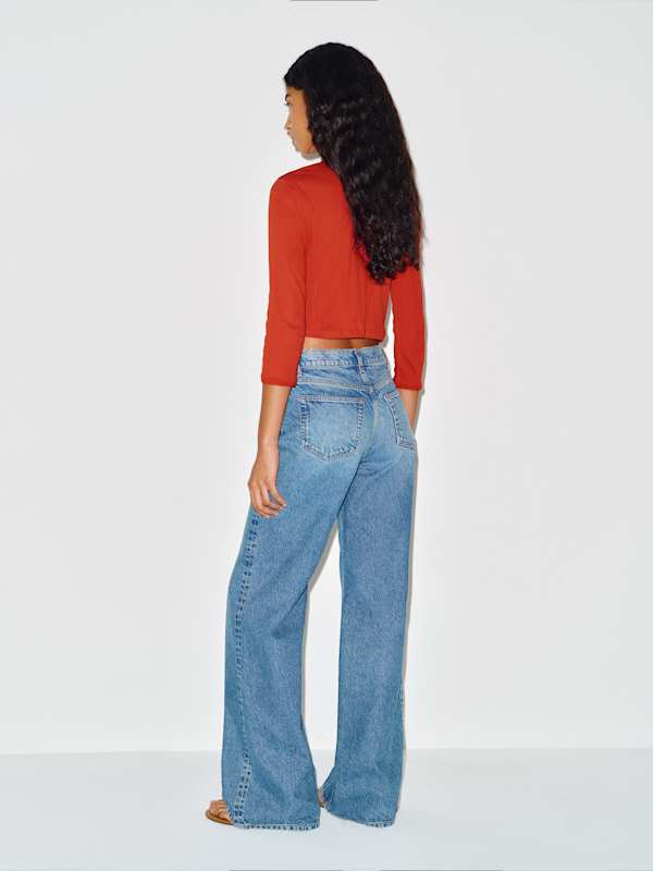 Gia Pointelle Knit Cardigan - Sundried Tomato
