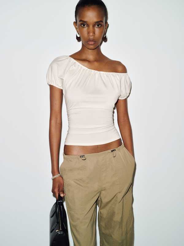 Sabrina Knit Top - Fior Di Latte