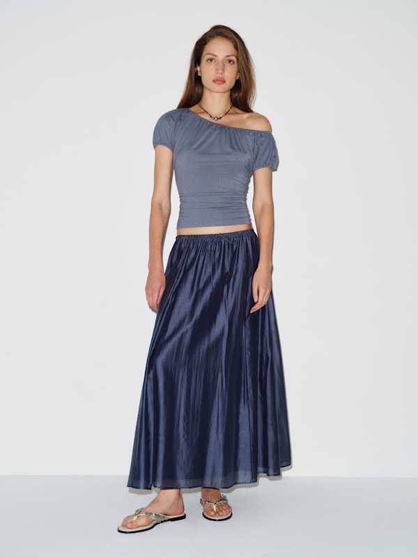 Sabrina Knit Top - Flint