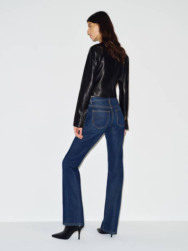 Veda Maire Jacket - Black Leather