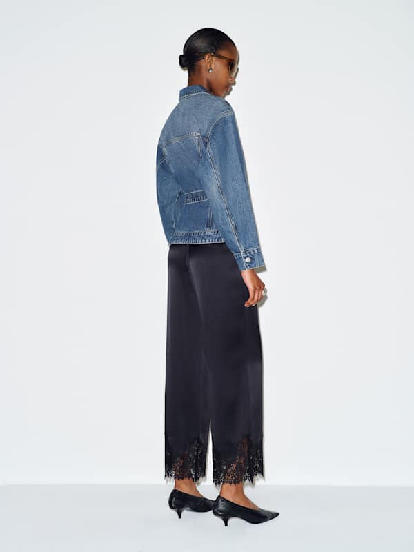 Taylor Belted Denim Jacket - Beckett