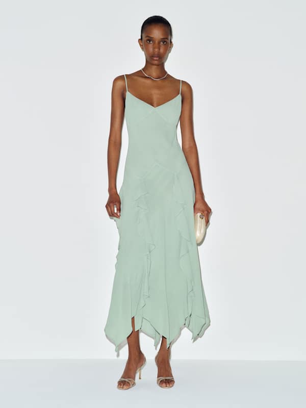 Allissa Dress - Celadon
