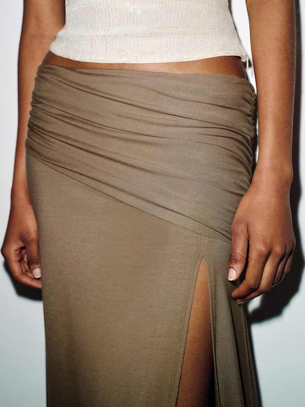 Sadie Knit Skirt - Poppyseed