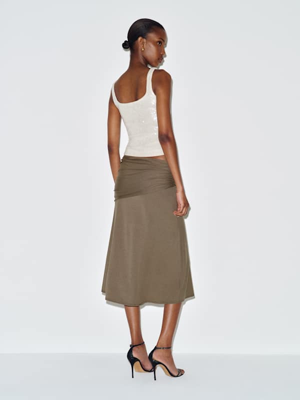 Sadie Knit Skirt - Poppyseed