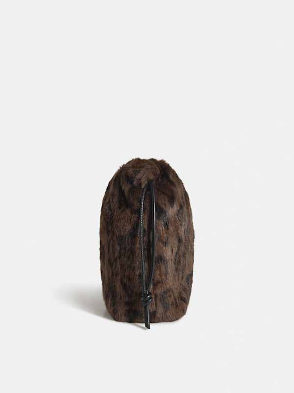 Solene Wristlet - Leopard Fur