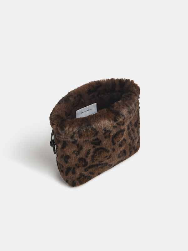 Solene Wristlet - Leopard Fur