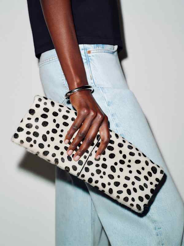 Inez Clutch - Dalmatian Haircalf