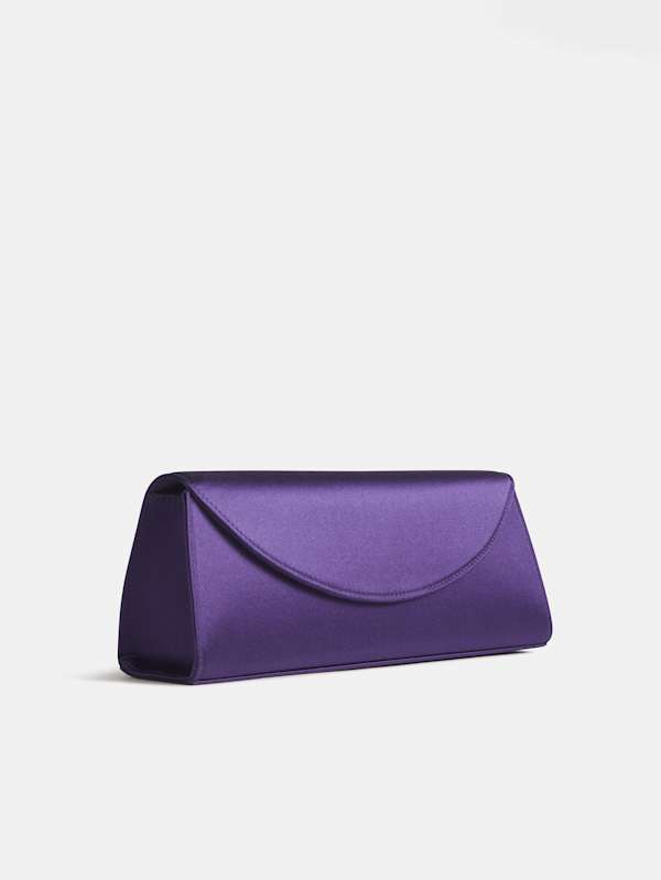Elena Clutch - Regal Satin