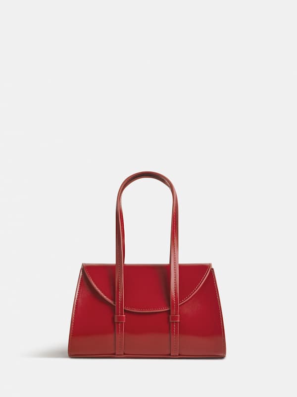 Elena Mini Bag - Lipstick Leather