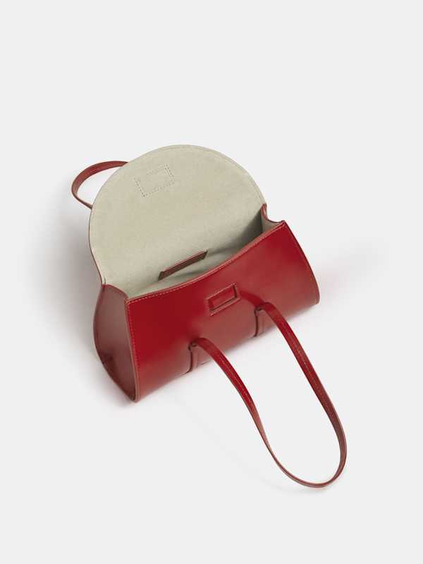 Elena Mini Bag - Lipstick Leather