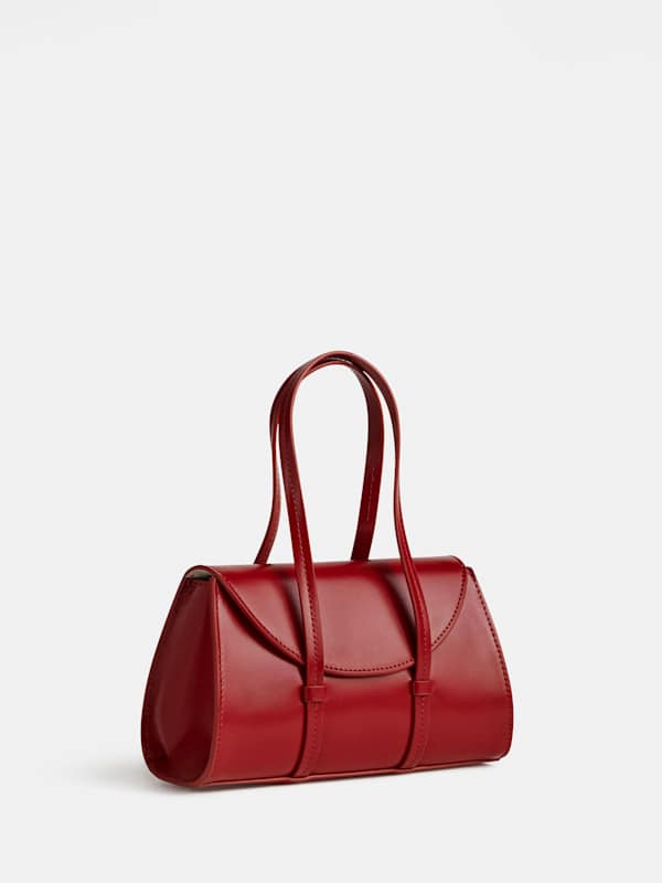 Elena Mini Bag - Lipstick Leather
