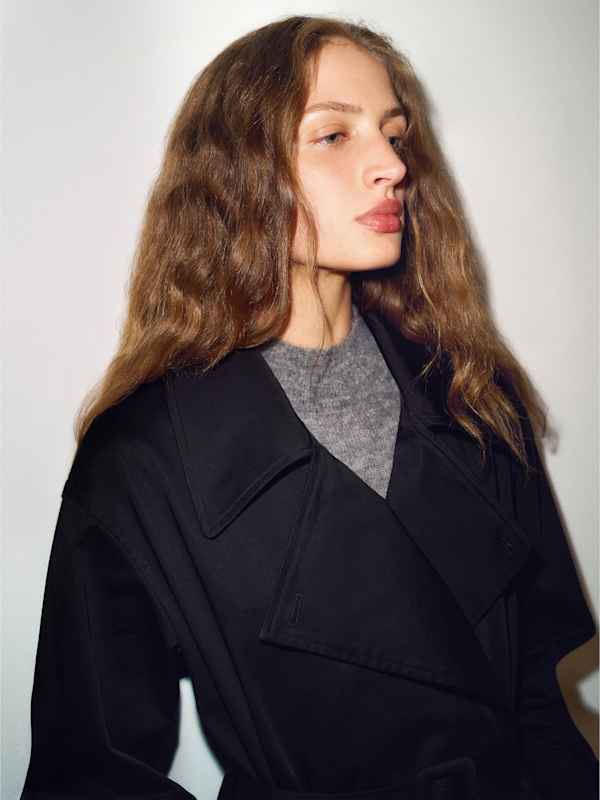 Spencer Trench Coat - Black