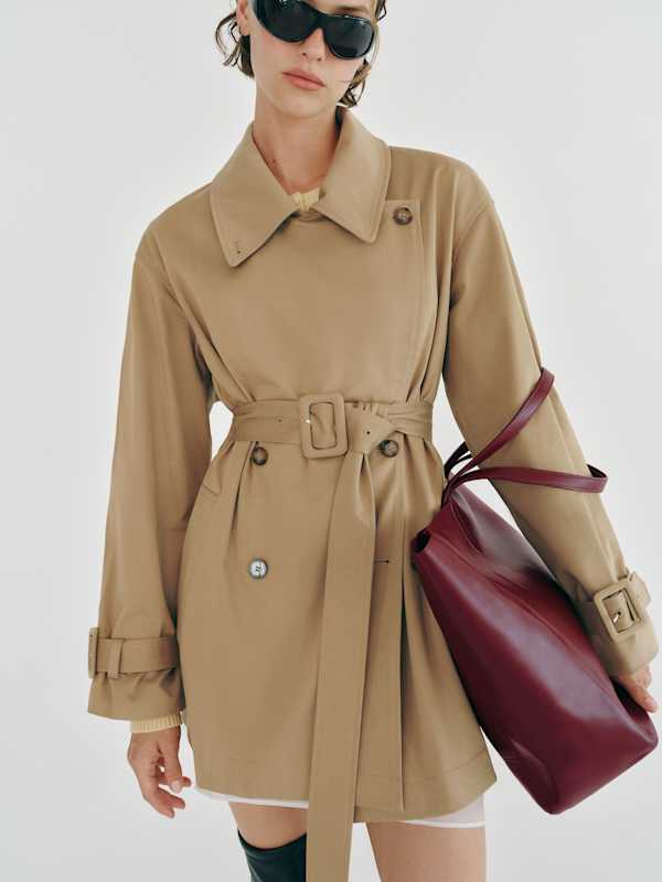 Spencer Trench Coat - Oak