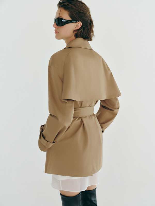 Spencer Trench Coat - Oak
