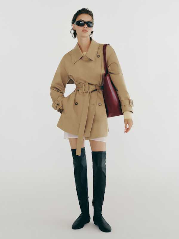 Spencer Trench Coat - Oak