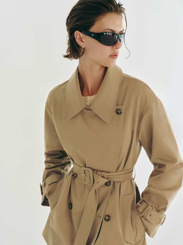 Spencer Trench Coat - Oak