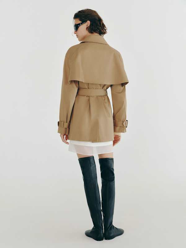 Spencer Trench Coat - Oak