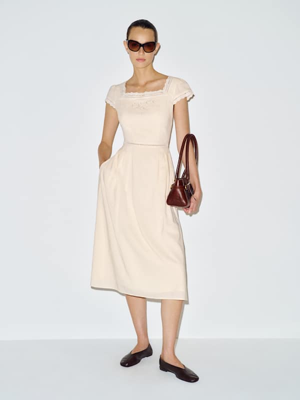 Aurette Dress - Cream