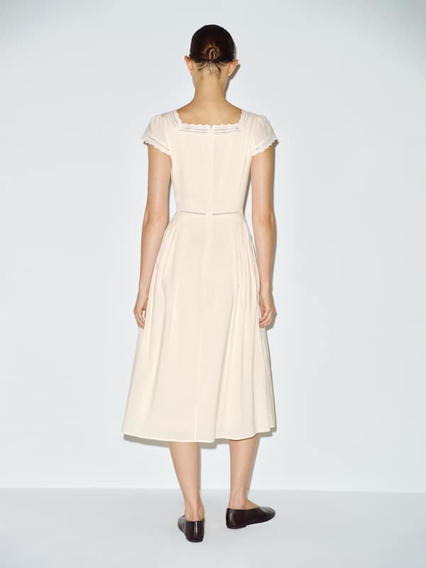 Aurette Dress - Cream