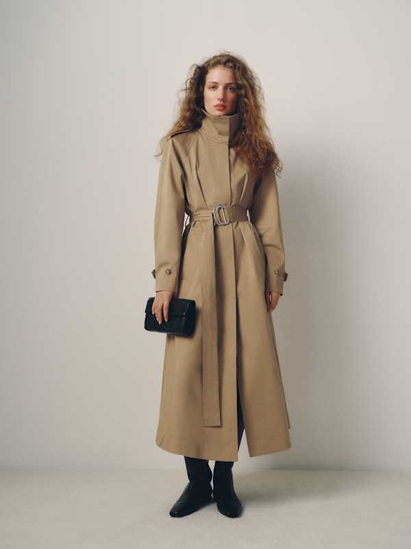 Margot Trench Coat - Oak