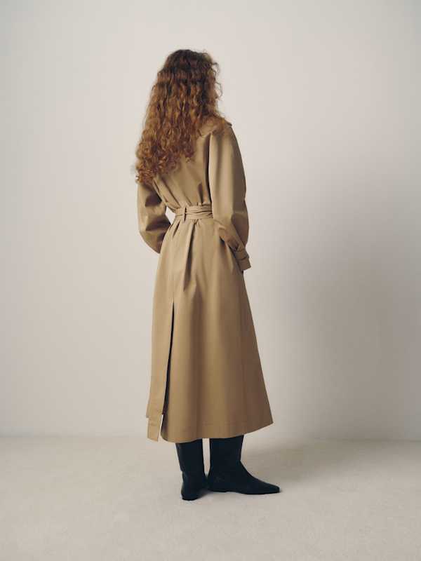 Margot Trench Coat - Oak