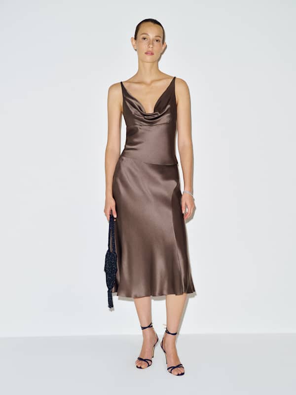 Olivine Silk Two Piece - Magnetic