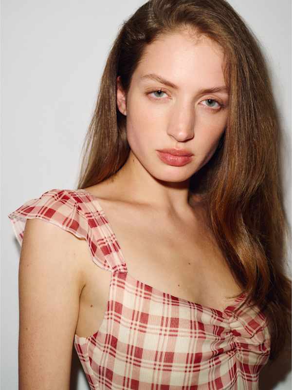 Zea Dress - Sangre Check