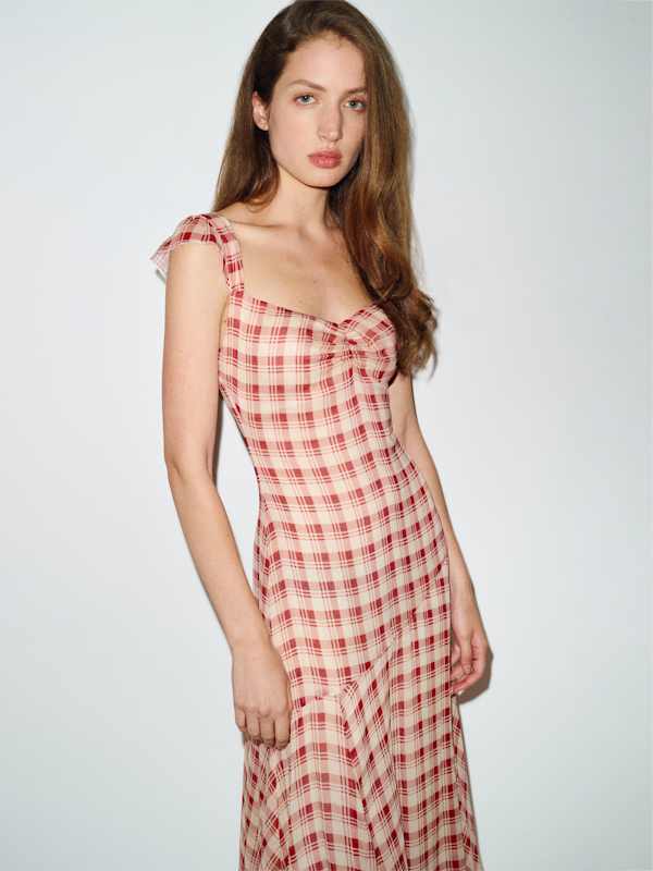 Zea Dress - Sangre Check