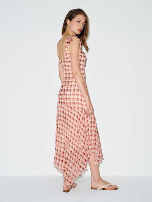 Zea Dress - Sangre Check
