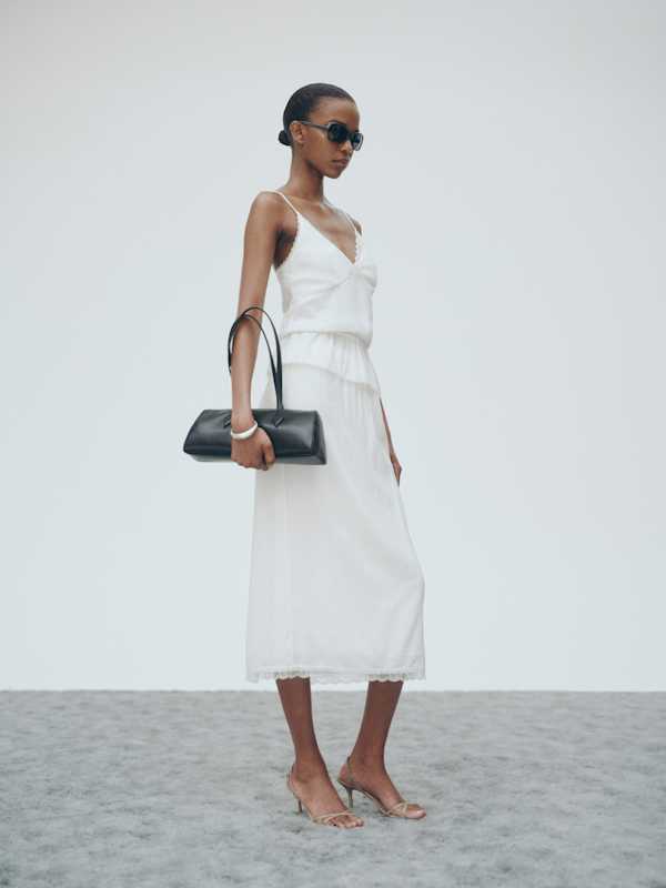 Pomelina Two Piece - White