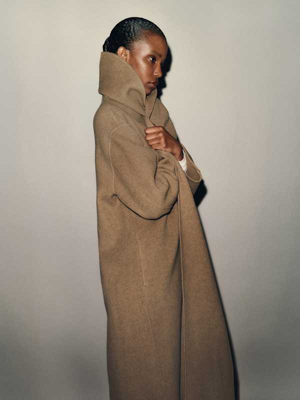 Manteau Freya - Sucre brun
