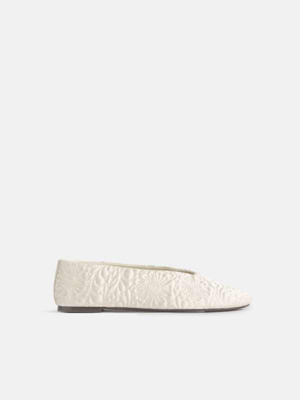 Ballerines Annie - Satin Fior Di Latte