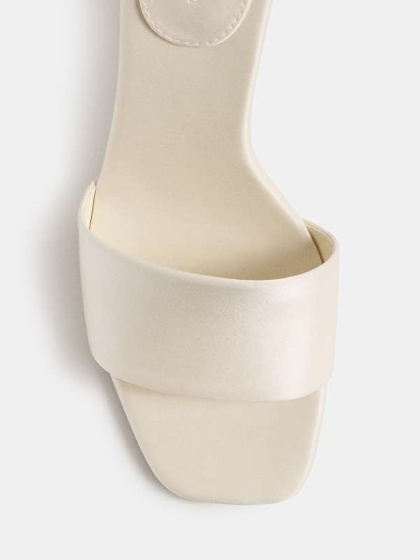 Gabriella Wedge - Fior Di Latte Satin