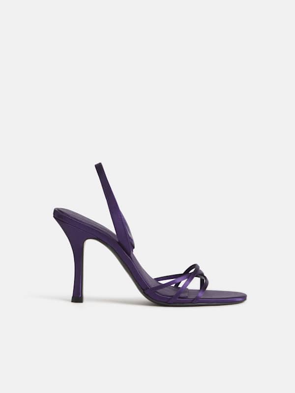 Nash Heeled Sandal - Regal Satin