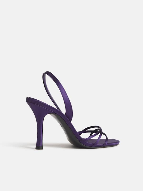 Nash Heeled Sandal - Regal Satin